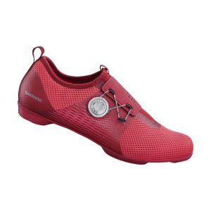 SHIMANO IC5 女性室內飛輪課專用車鞋(登山卡)紅