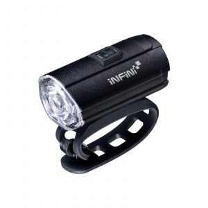 INFINI TRON 300流明USB充電式前車燈(黑/紅/銀 三色)